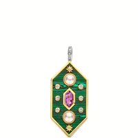 Pendente Ti Sento Milano Donna in Argento Malachite 6825MA - 6825MA